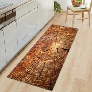 Decorative kitchen floor mat